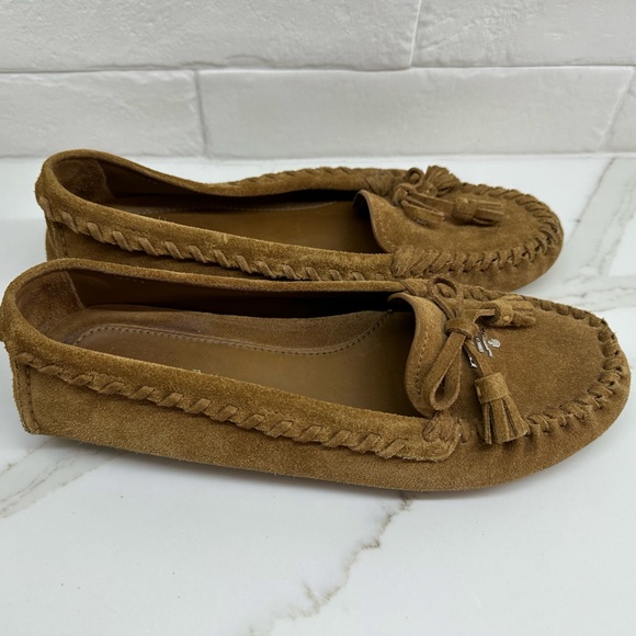 Prada Calzatura Donna Suede Loafers - Picture 2 of 5